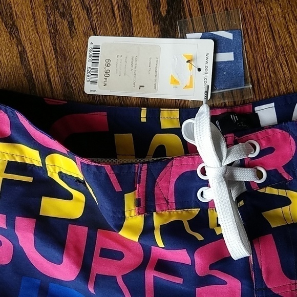 Oodji Miami beach neon summer surfing swimwear Trunks - Picture 4 of 7